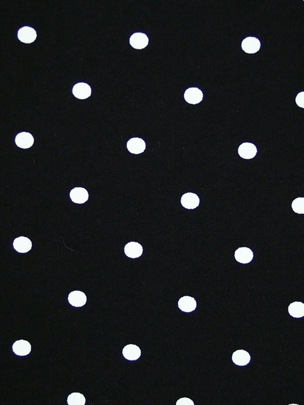 Woman Within 3X 30/32 Top Black & White Polka Dot 3/4 Sleeves Cold Shoulder NEW - Picture 9 of 12
